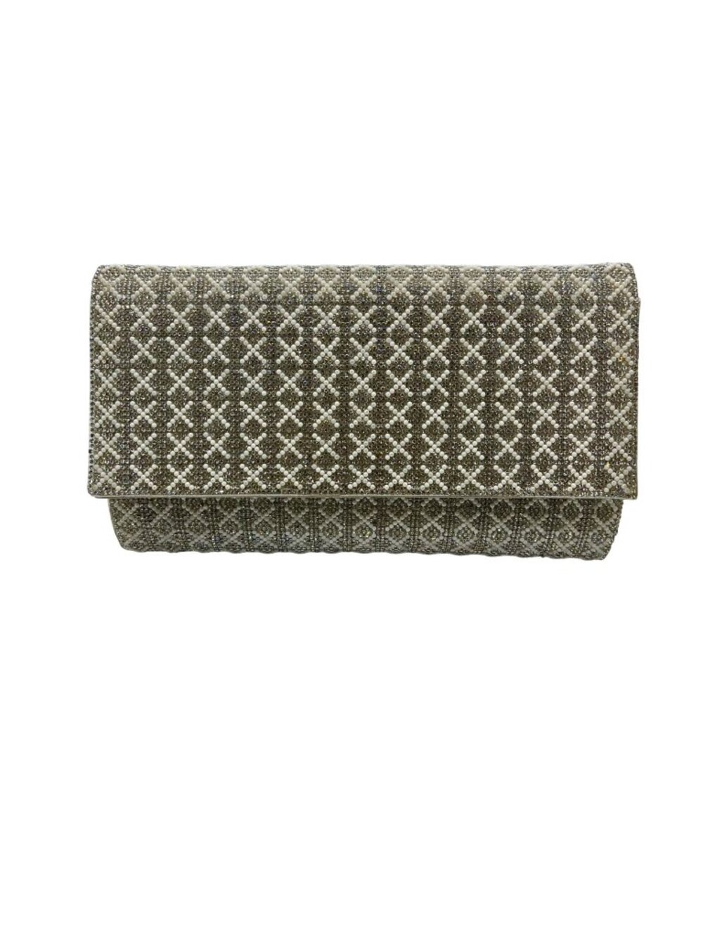 Starlet Silver Sparkely Leather Crossbody Bag